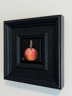Pocket Wild Apple - original realism still life fruit - contemporary art