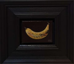Pocket Yellow Banana [2023], Baroque Still Life Painting, Food, Kitchen art