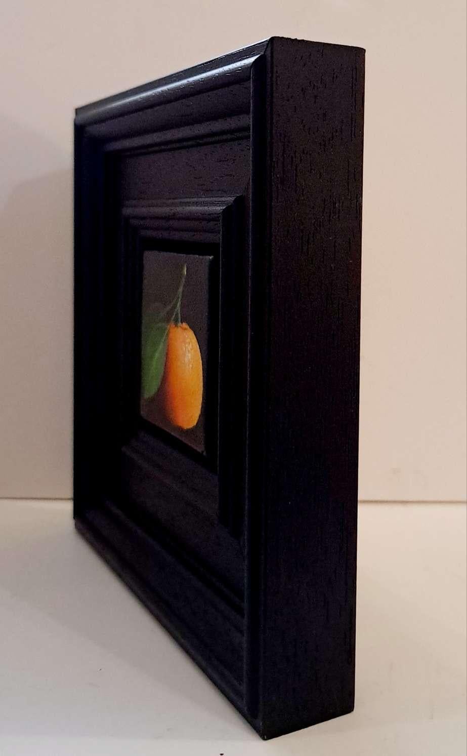 Bolsillo Amarillo Naranja Clementina Pintura Original, Arte Frutal, Realista 1