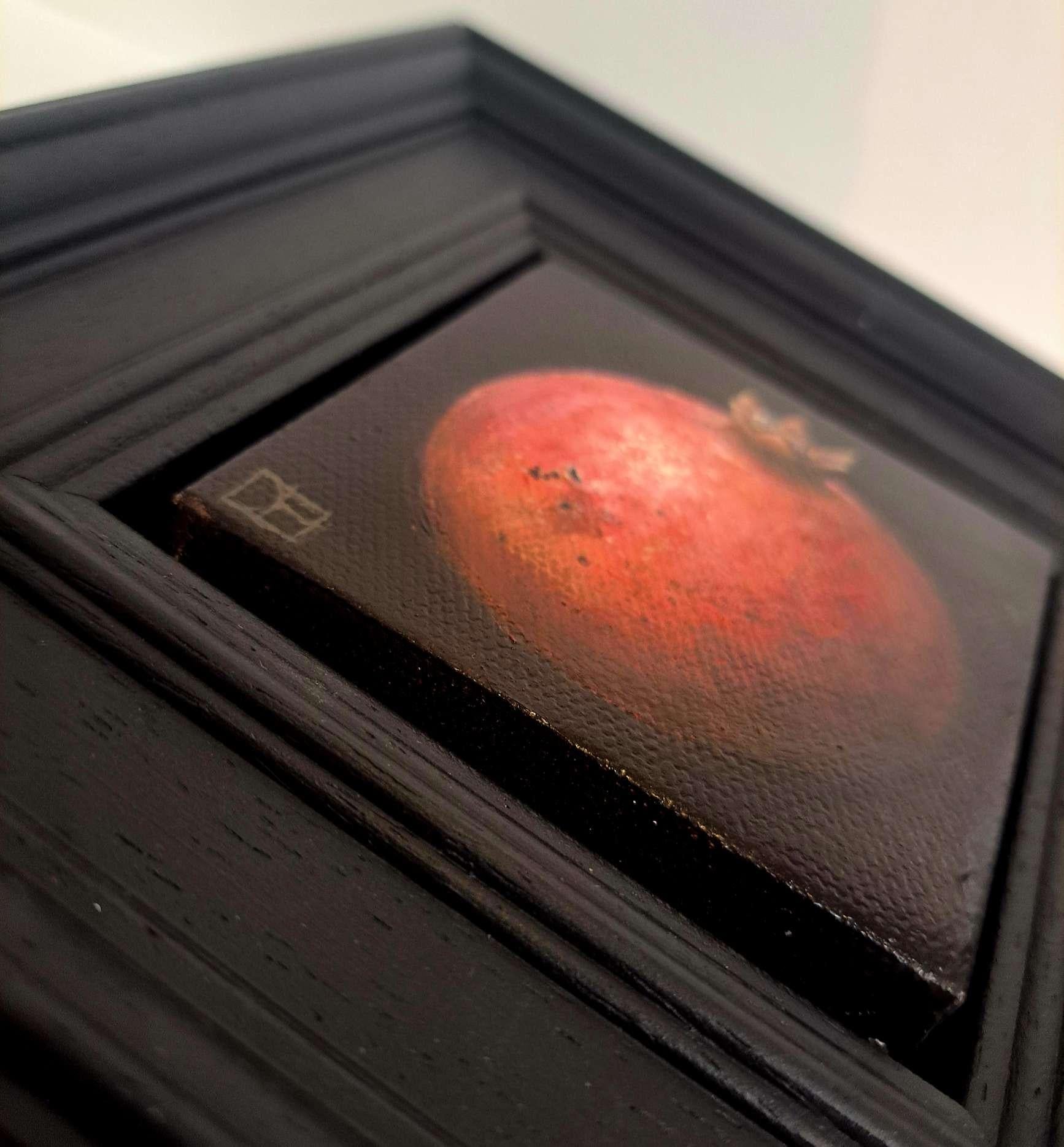 Pomegranate Ripe Painting 2c, original painting, still-life For Sale 2