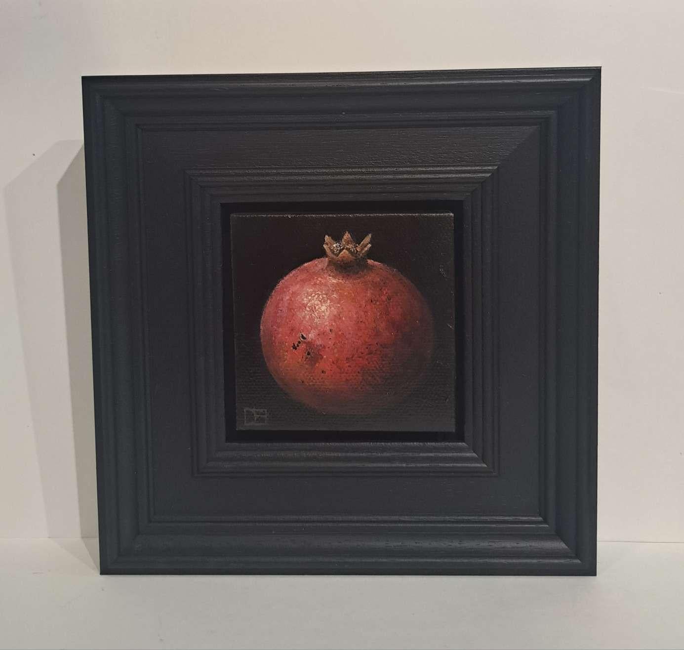 Pomegranate Ripe Painting 2c, original painting, still-life For Sale 3