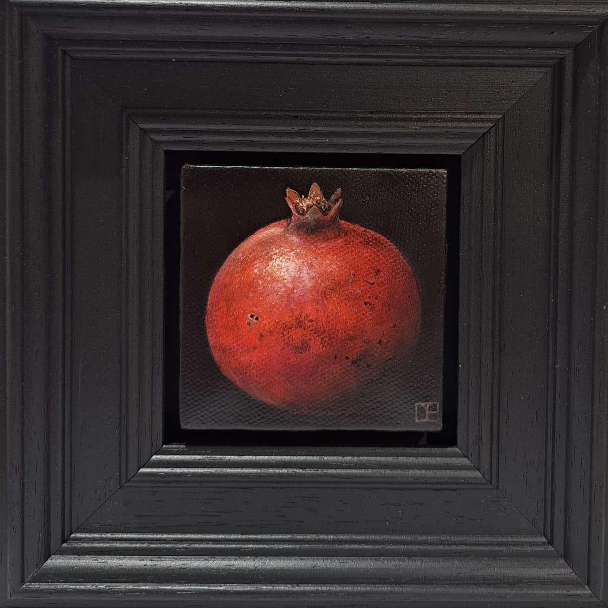Melograno maturo Pocket Painting 4c, Natura morta, Dolce originale 2