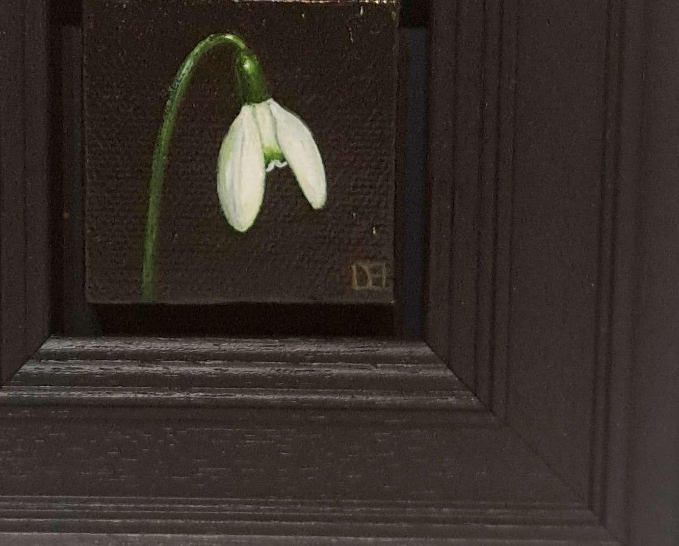 Quadtych of Pocket Upstar Tulip, Veronique Tulip, Snowdrop 2, Bluebells 2024 art For Sale 11