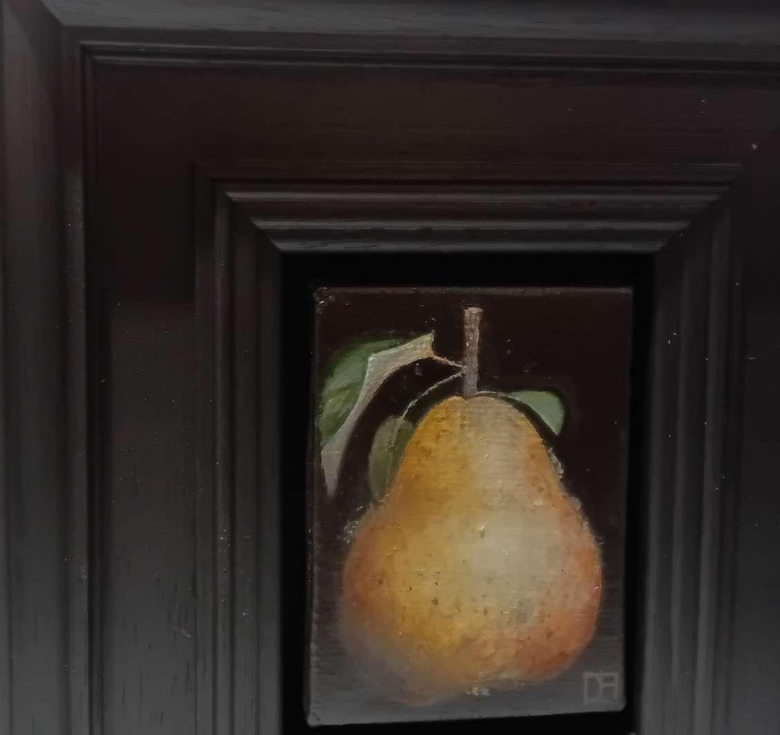 Quince Fluffy Pocket Painting 2, peinture originale, contemporaine en vente 2