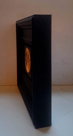 Red ShineLuna The Eclipse Pocket Painting 221, peinture originale