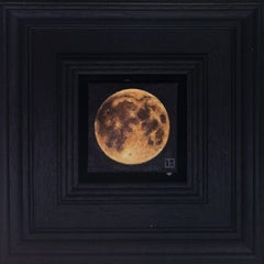 Red ShineLuna The Eclipse Pocket Painting 221, peinture originale