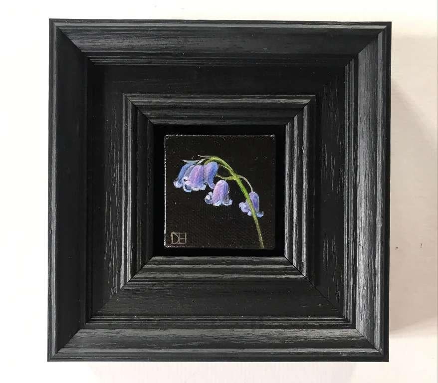 Spring Collection: Pocket Bluebells, Baroque Still Life, Flower art, Realism  For Sale 1