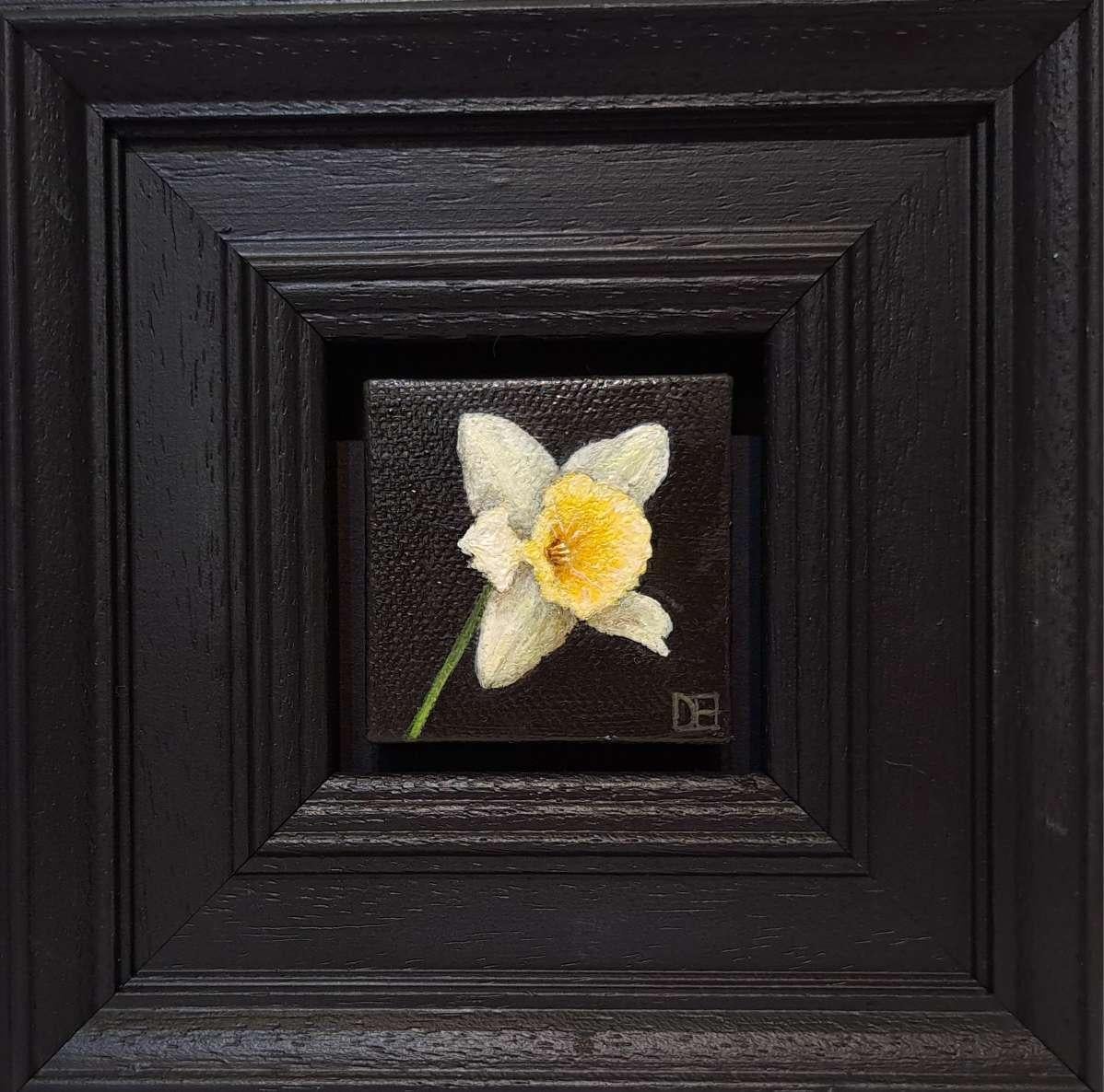 Interior Painting di Dani Humberstone - Collection'S: Pocket Daffodil [2024], Natura morta barocca, fiore
