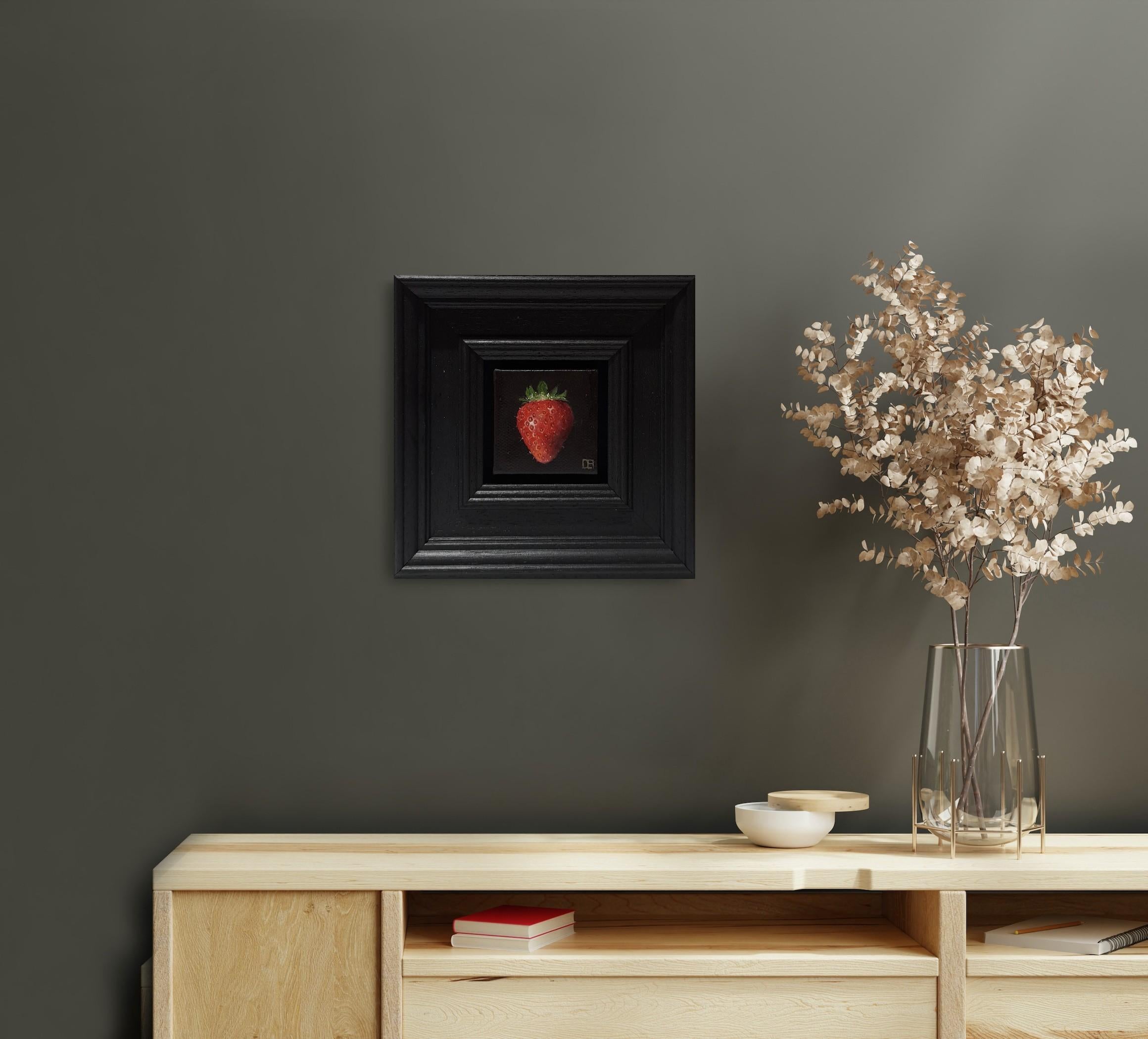 Pintura Bolsillo Rojo Fresa  2c - Painting Contemporáneo de Dani Humberstone