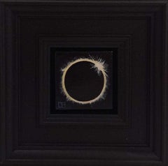 The Eclipse Pocket Painting #4 c, quadro originale, natura morta, paesaggio