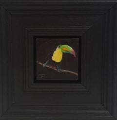 Toucan Pocket Painting 2c, original painting, still-life