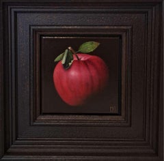 Manzana muy roja muy brillante