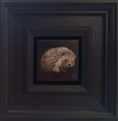 Wildlife Collection: Pocket Hedgehog, Original Painting, Animal Art