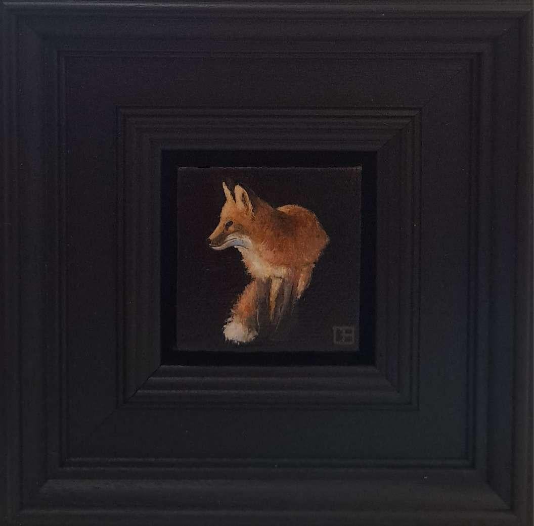 Collection'S: Volpe rossa tascabile, Pittura originale, Arte animale 2