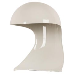 "Dania" Cast White Aluminum Table Lamp from Artemide