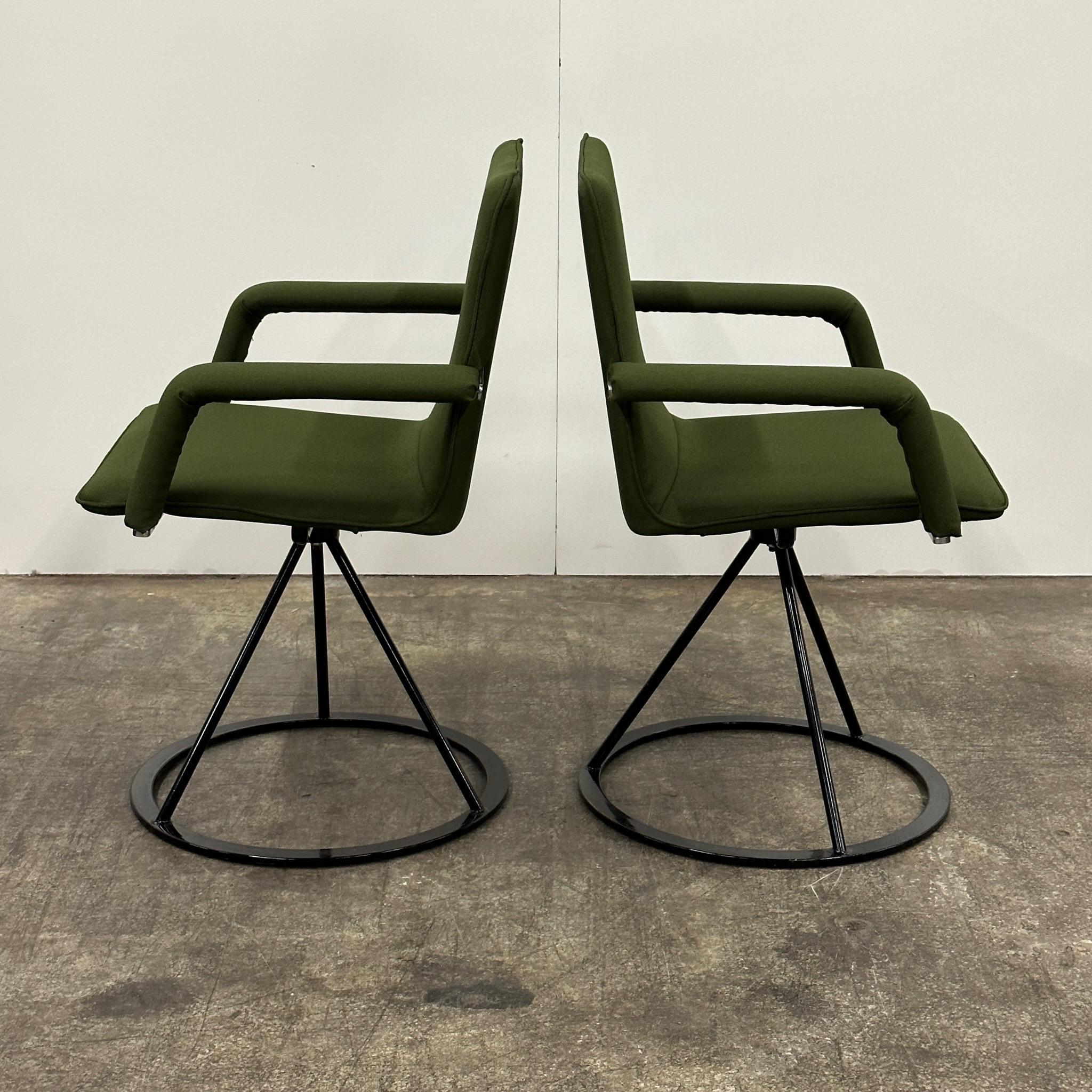 Mid-Century Modern Dania Chairs by Alberto Salvati and Ambrogio Tresoldi for Saporiti For Sale