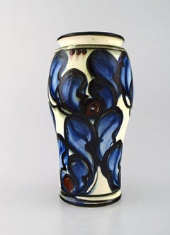 Danico, Glazed Stoneware / Ceramic Vase in Modern Design, 1930s-1940s