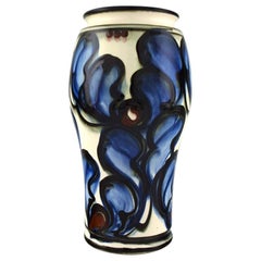 Vintage Danico, Glazed Stoneware / Ceramic Vase in Modern Design, 1930s-1940s