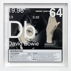 Bowie / Table d'époque d'Elelments Rock&Roll Records / Daniel Allen Cohen