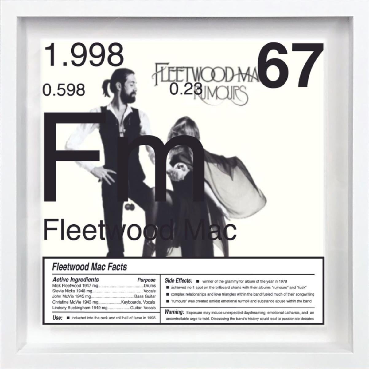 Fleetwood Mac_67 Edition limitée 1/9

Daniel Allen Cohen, artiste basé à Los Angeles et réputé pour son approche pluridisciplinaire, transforme la culture populaire en art conceptuel. Ses créations sont des reflets nuancés des valeurs, des désirs,