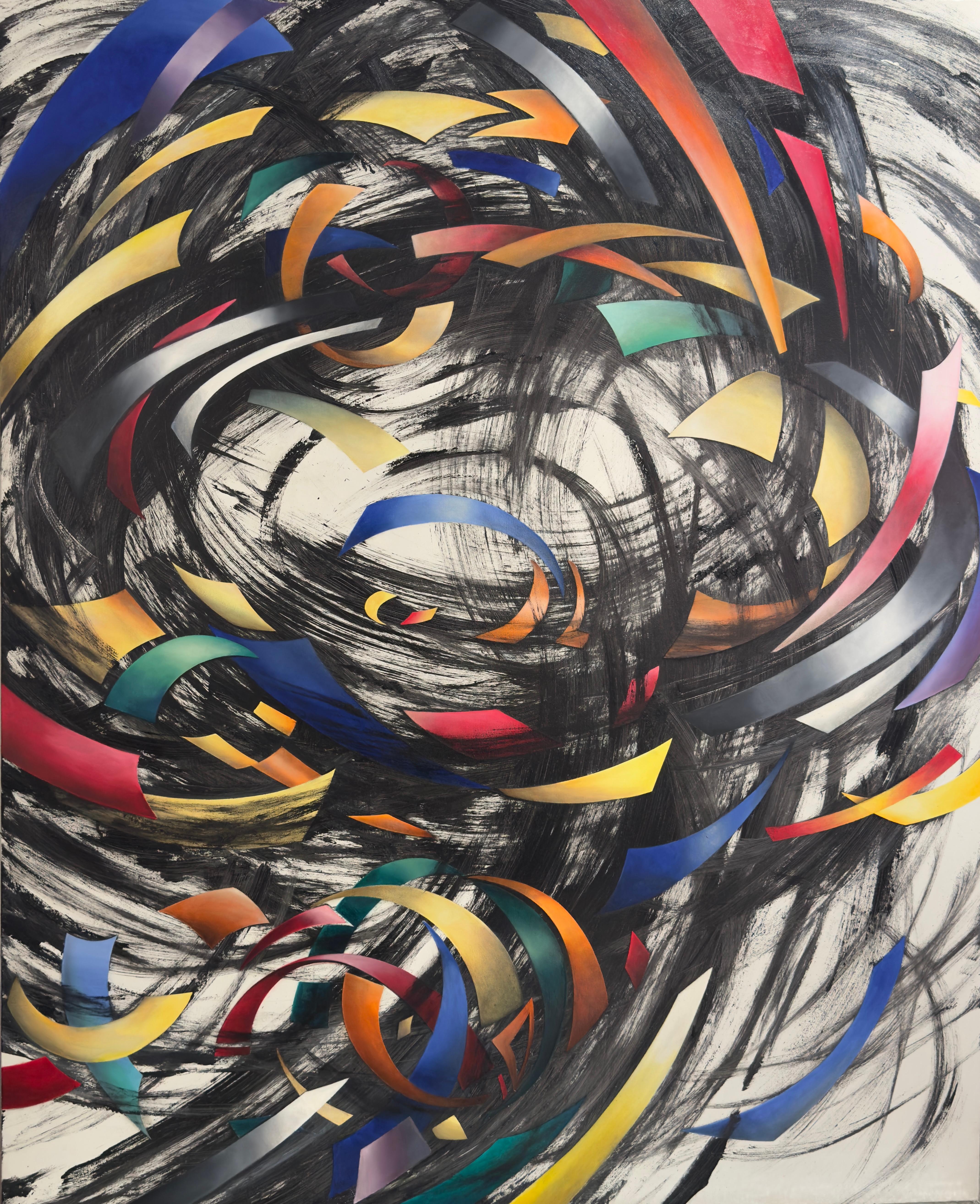 Daniel Anderson Abstract Painting - SPONTANEOUS ENERGIES SERIES I