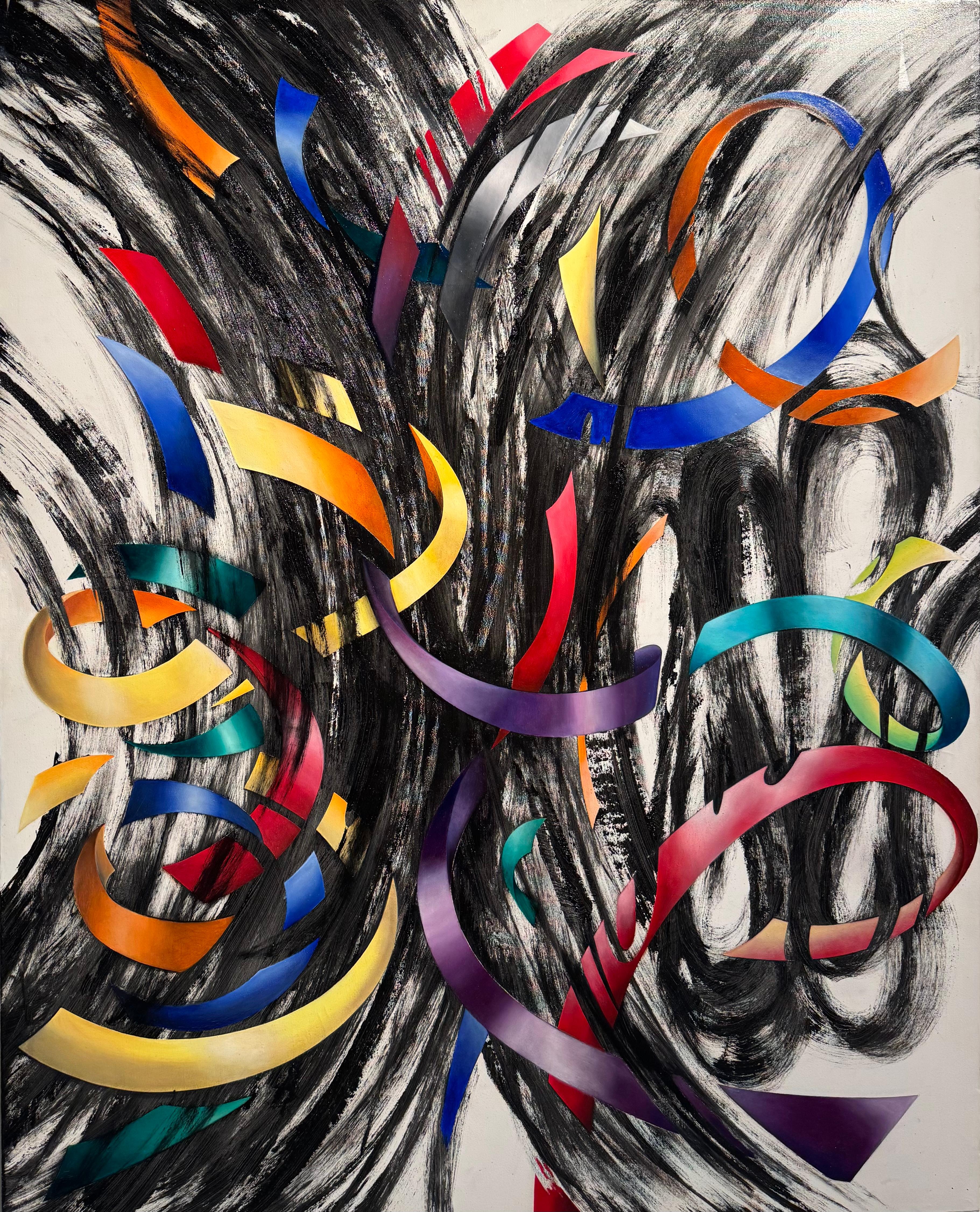 Daniel Anderson Abstract Painting - SPONTANEOUS ENERGIES SERIES II