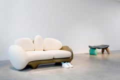 Daniel Arsham, "Bamm-Bamm Bench", 2021