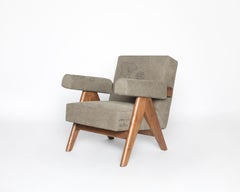 Daniel Arsham, "India Lounge Chair VI", Wood, Upholstered Fabric, 2019