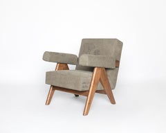 Daniel Arsham, « Chaise longue indienne VI », bois, tissu rembourré, 2019