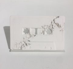 Cassette Tape (Future Relic FR-04), 2015 Mixed Media Sculpture by Daniel Arsham