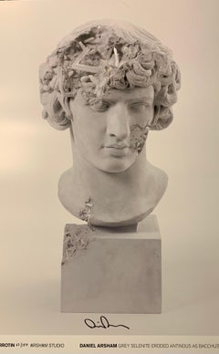 Daniel Arsham Gray Selenite Eroded Antinous as Bacchus Signed & Numbered