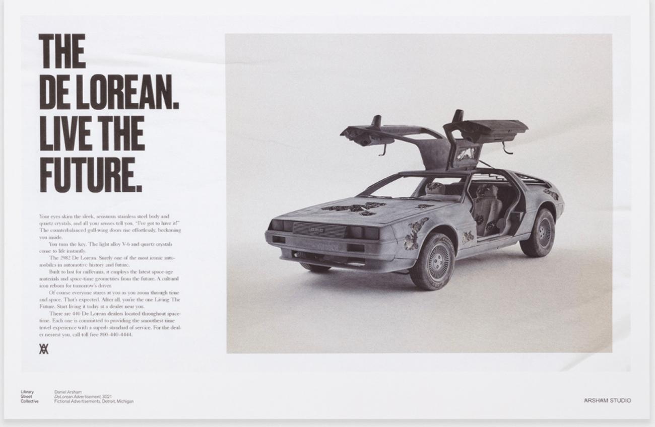 daniel arsham porsche poster