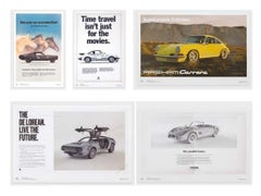 Affiches promotionnelles 5 tirages signés Daniel Arsham, Auto Enthusiasts Porsche