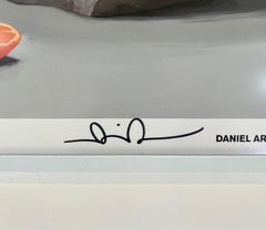 Labyrinth with Oranges - Print, Hand-Signed, 73 x 53 cm Framed