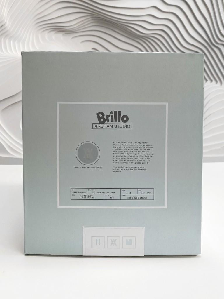 Daniel Arsham - Eroded Brillo Box - Contemporary Art For Sale 1