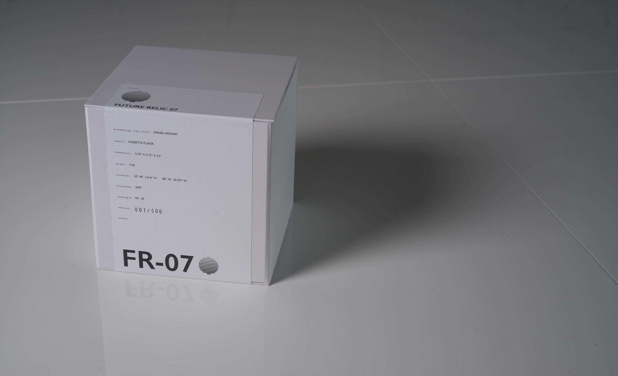 Daniel Arsham FUTURE RELIC 07 CASSETTE PLAYER Limited Sculpture Sony Walkman 90s For Sale 4