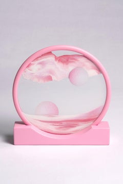 DANIEL ARSHAM Pink Sand Circle Contemporary Design Sculpture. Modern, Conceptual
