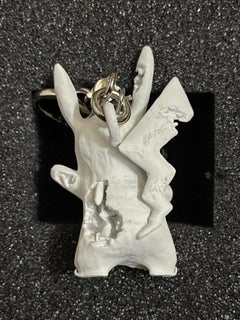 Daniel Arsham Pokemon Pikachu-Skulptur:: kristallisiert:: selten:: zeitgenössische urbane Kunst