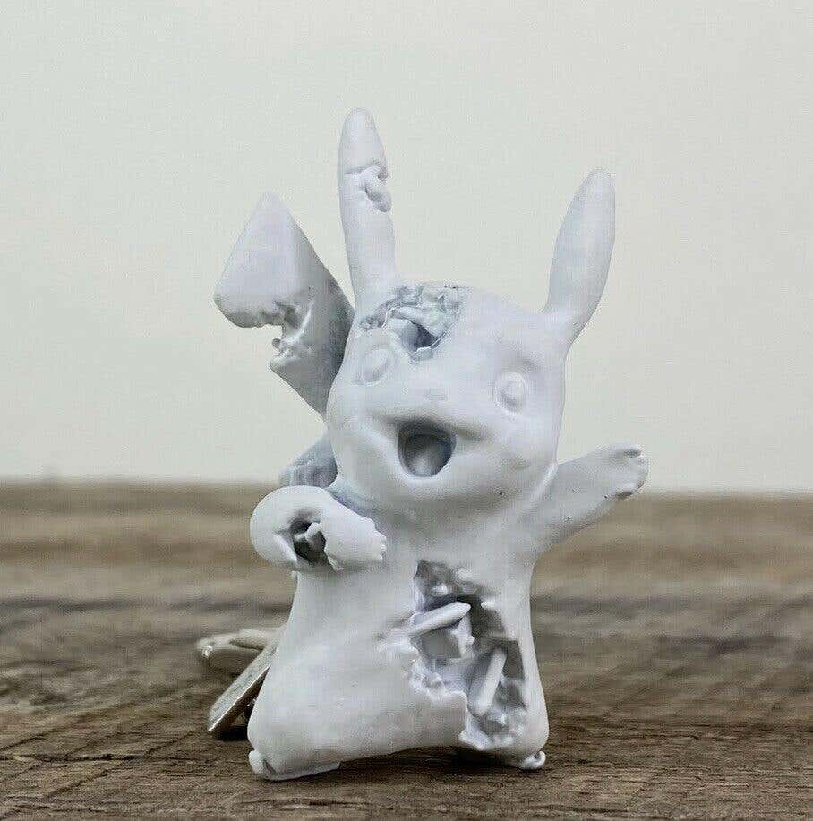 Daniel Arsham Pokemon Pikachu Sculpture Crystallized Rare Contemporary Urban Art
