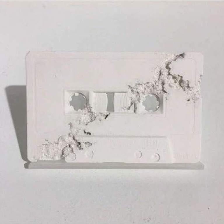Daniel Arsham Abstract Sculpture - Future Relic 04 (Cassette Tape)