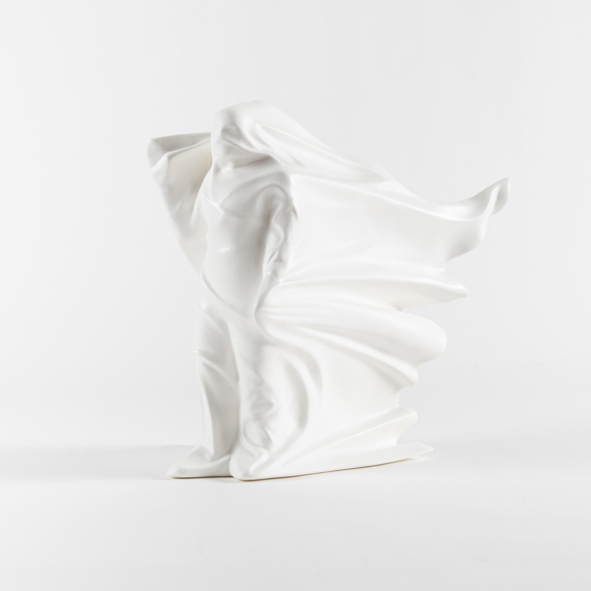  Hollow Figure Daniel Arsham White Ceramic Sculpture Modern Contemporary Design