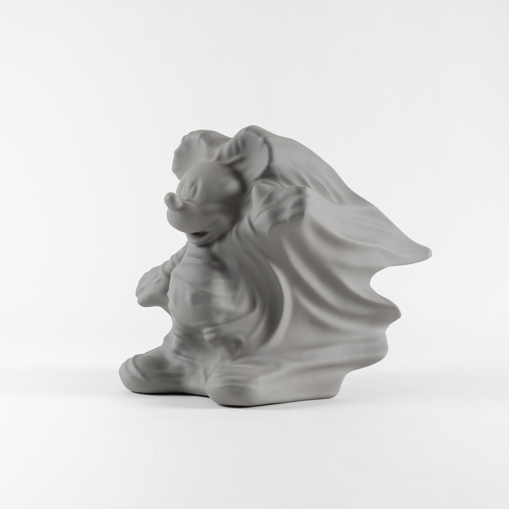 Daniel Arsham Figurative Sculpture - Hollow Mickey (Grey)
