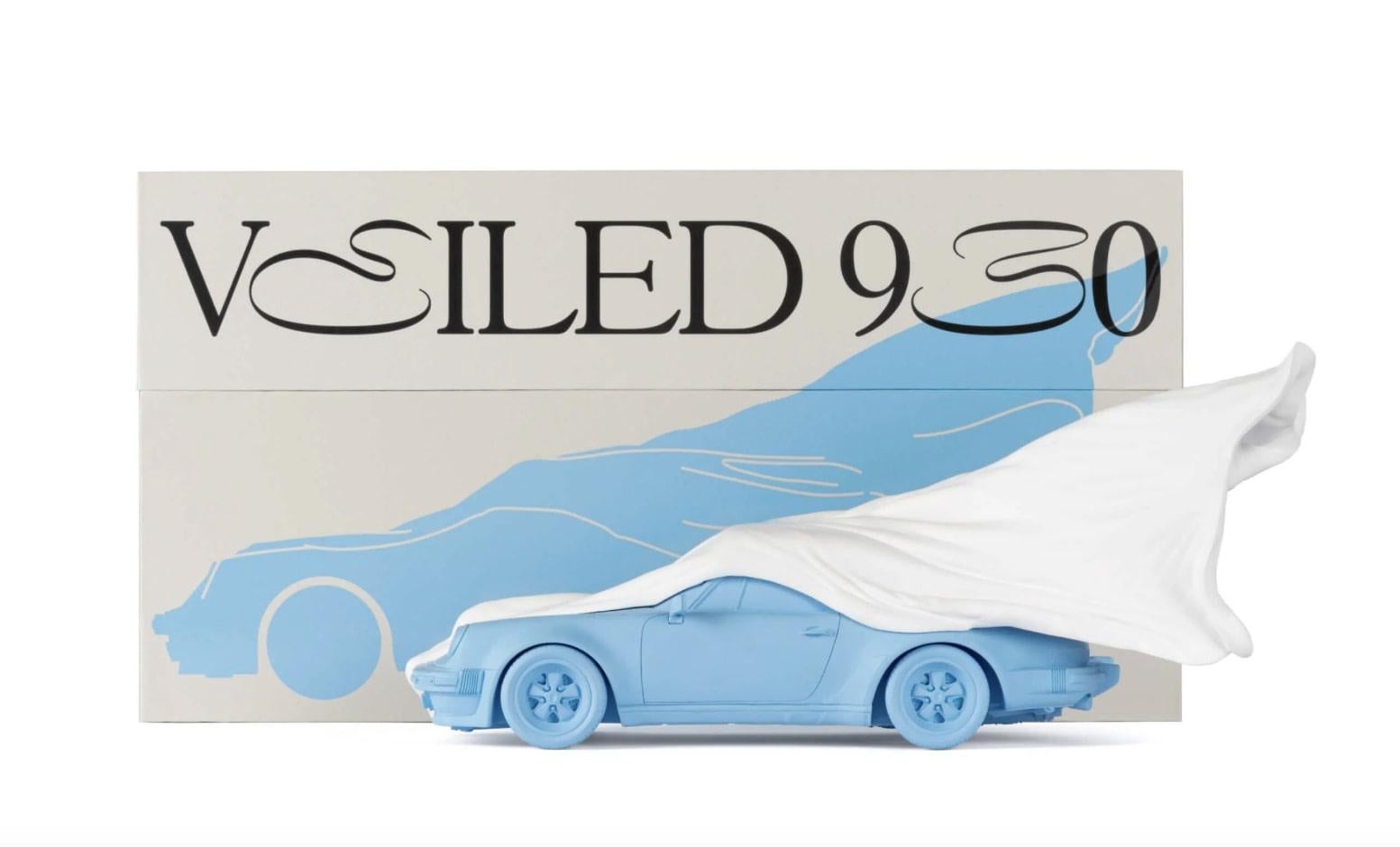 Veiled Porsche - Gray Figurative Sculpture by Daniel Arsham