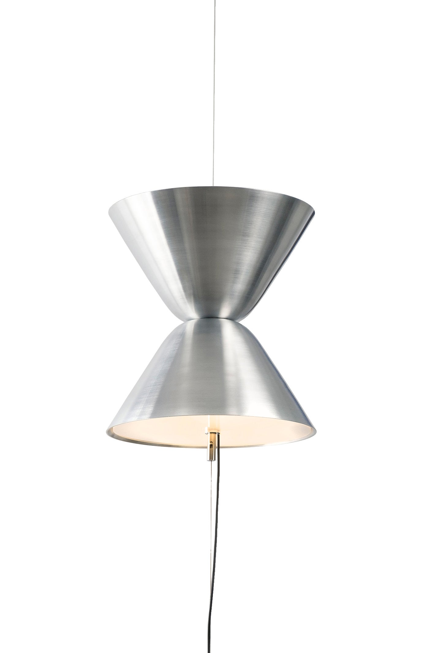 Daniel Becker 'Aureole' Suspended Floor Lamp in Brushed Brass for Moss Objects For Sale 9