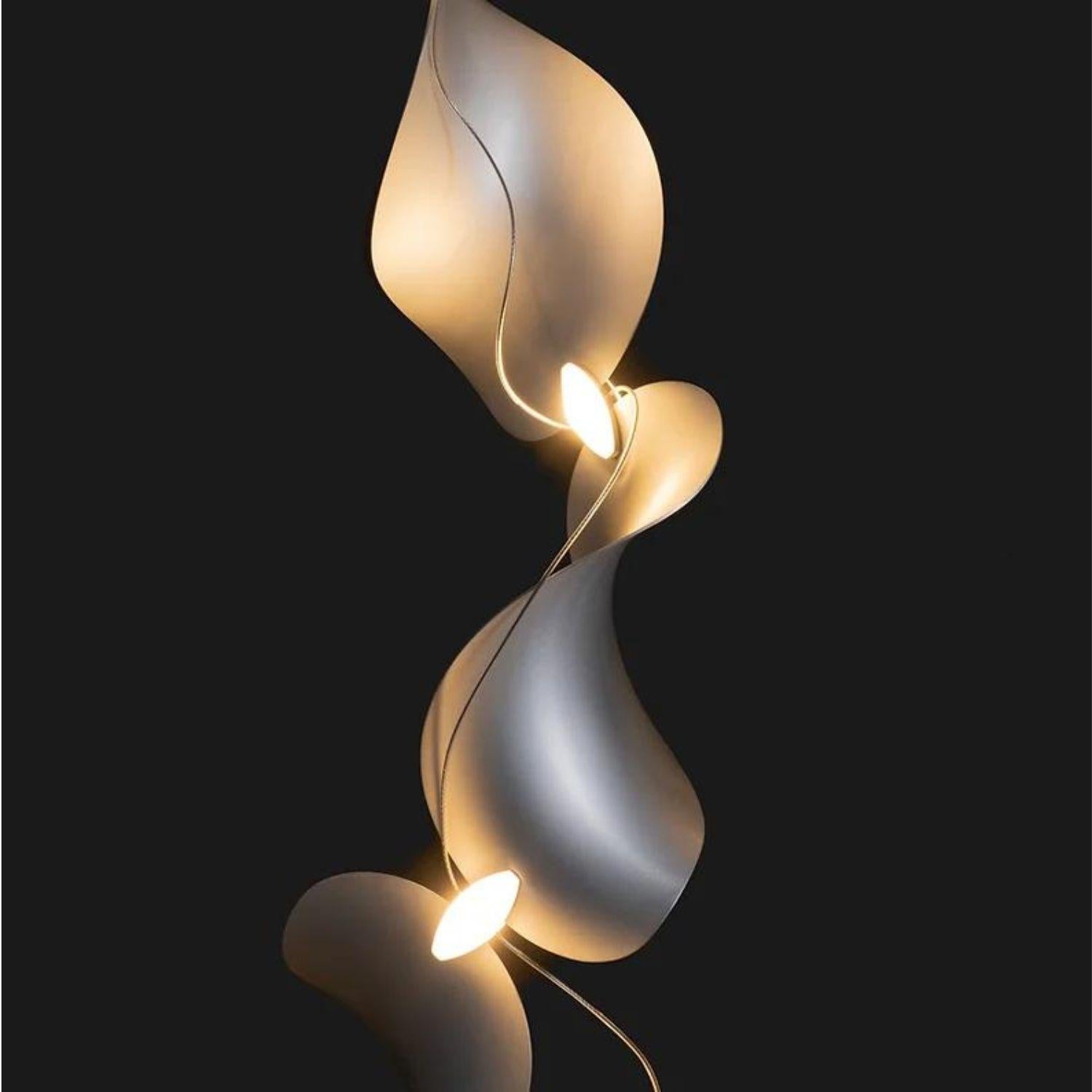 Tedesco Lampada a sospensione 'Dune 4V' di Daniel Becker in alluminio anodizzato per Moss Objects in vendita