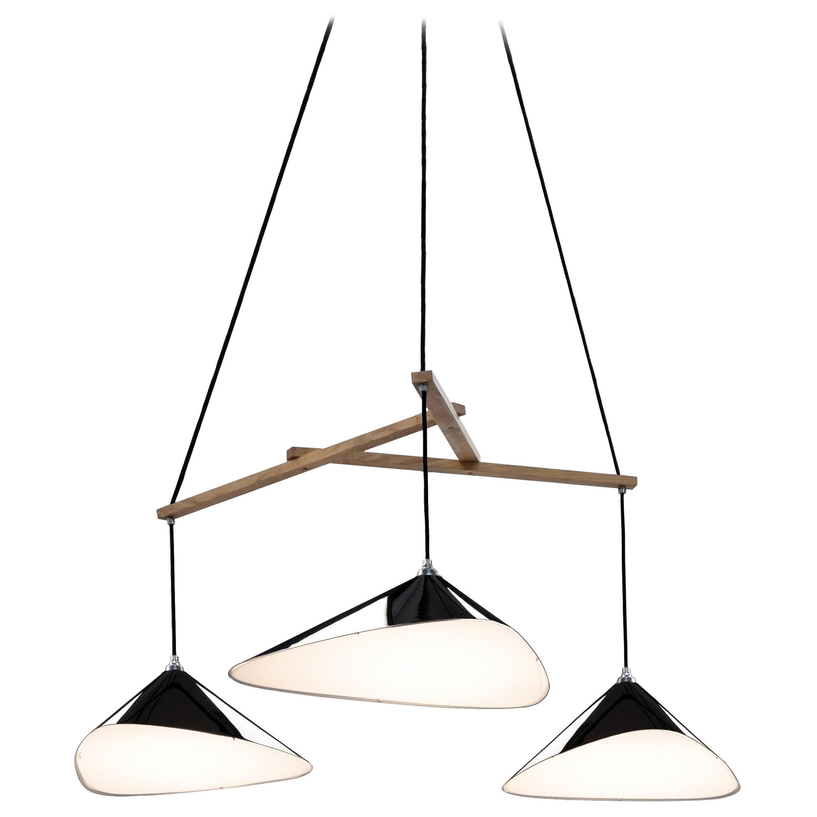 Lustre 'Emily 3' de Daniel Becker en noir brillant pour Ands Objects