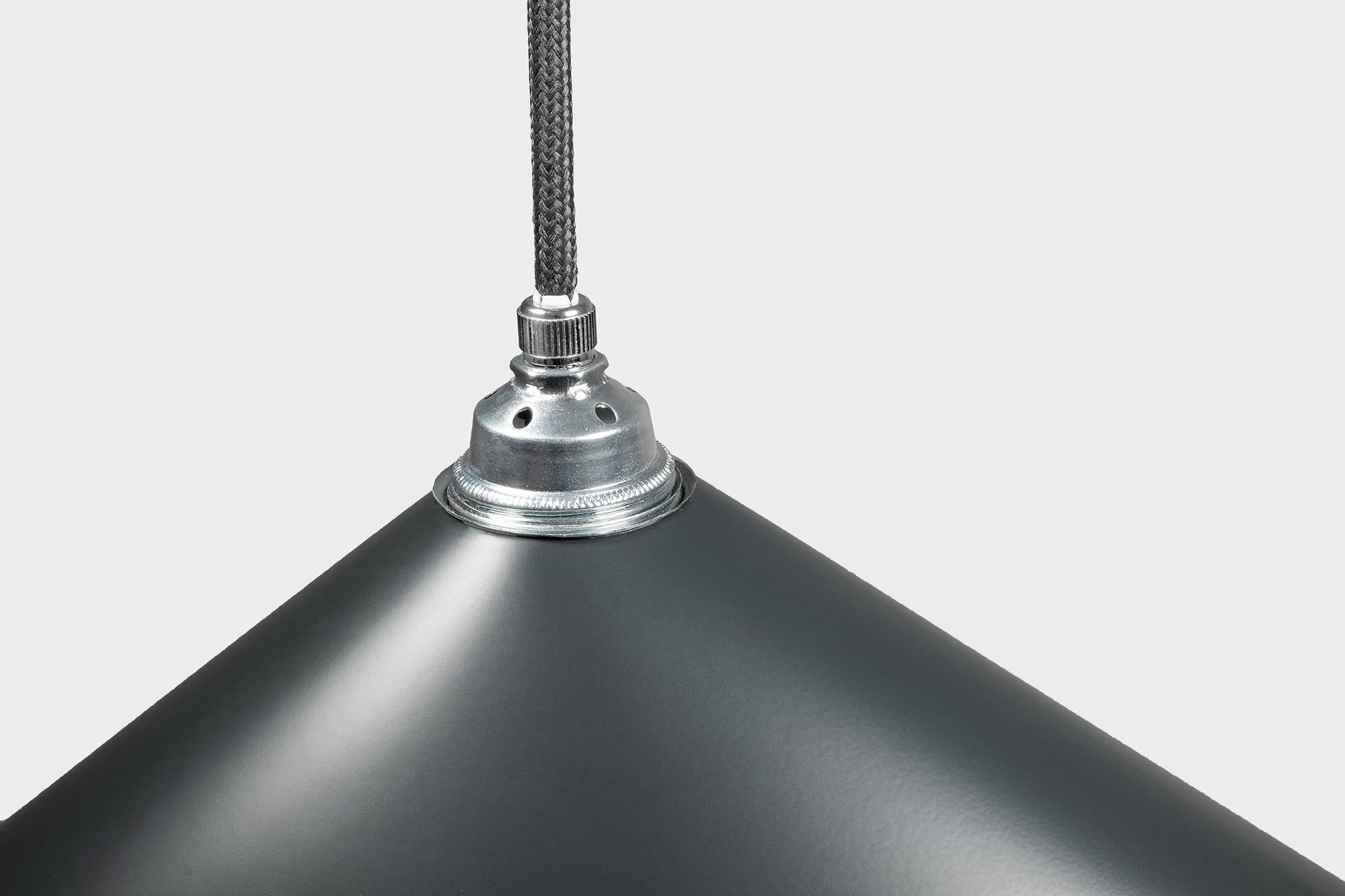 Daniel Becker 'Emily I' Pendant Lamp in Anthracite for Moss Objects In New Condition For Sale In Glendale, CA