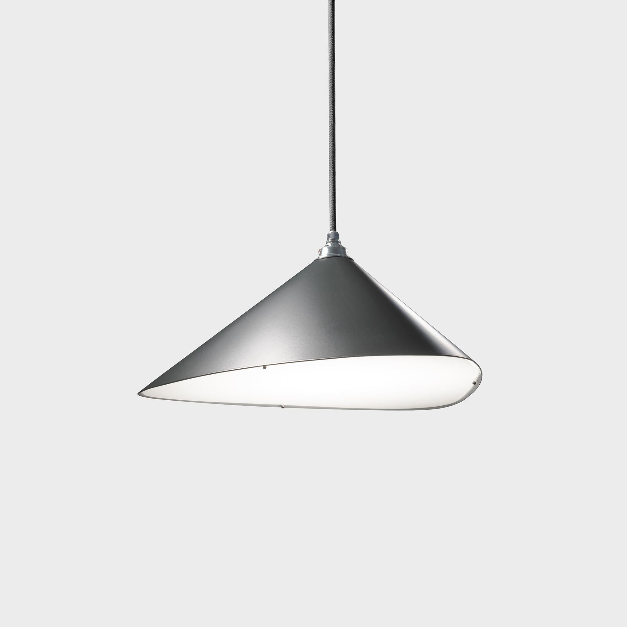Mid-Century Modern Daniel Becker 'Emily II' Pendant Lamp in Anthracite For Moss Objects For Sale
