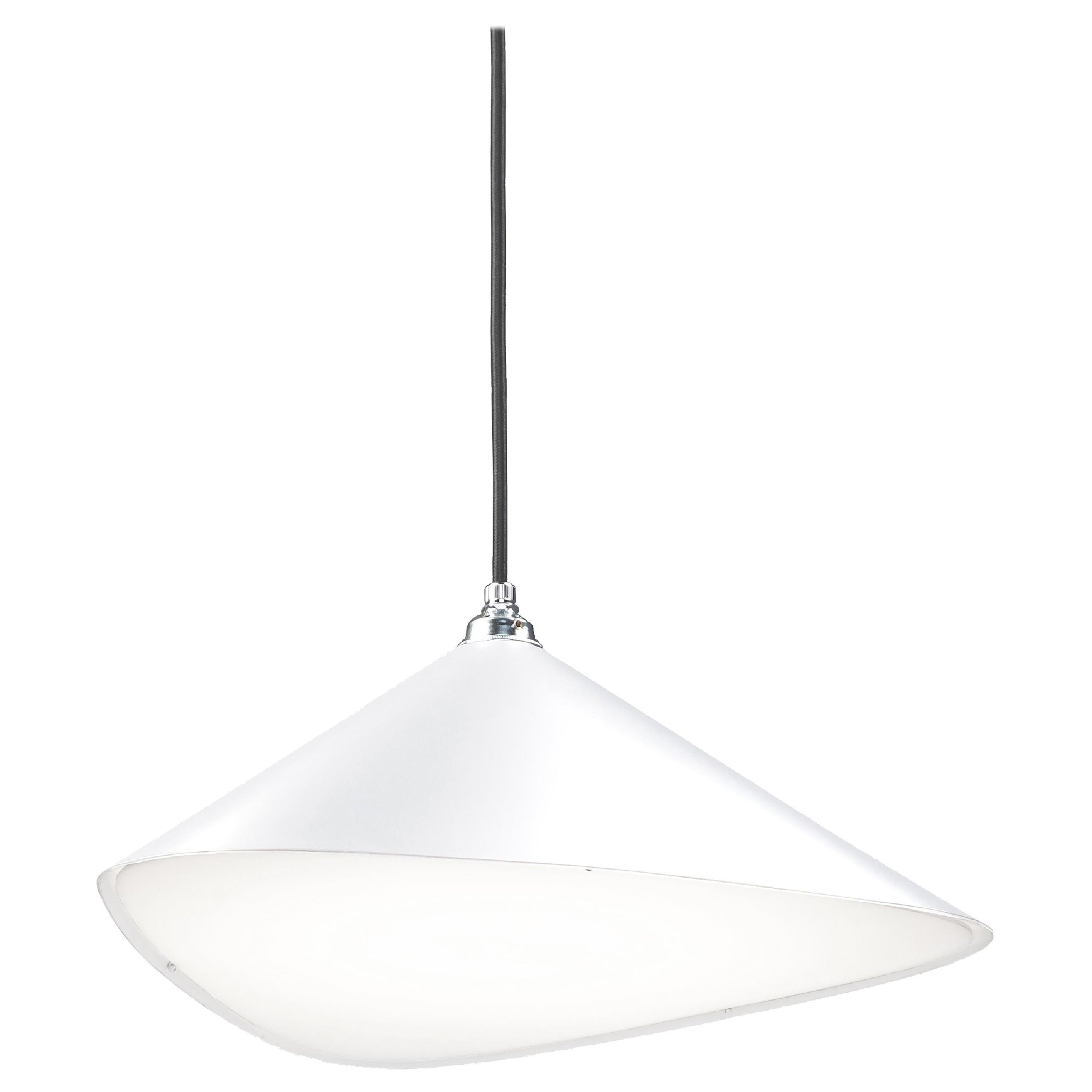 'Emily II' Pendant Lamp in White Semi Matte for Moss Objects For Sale