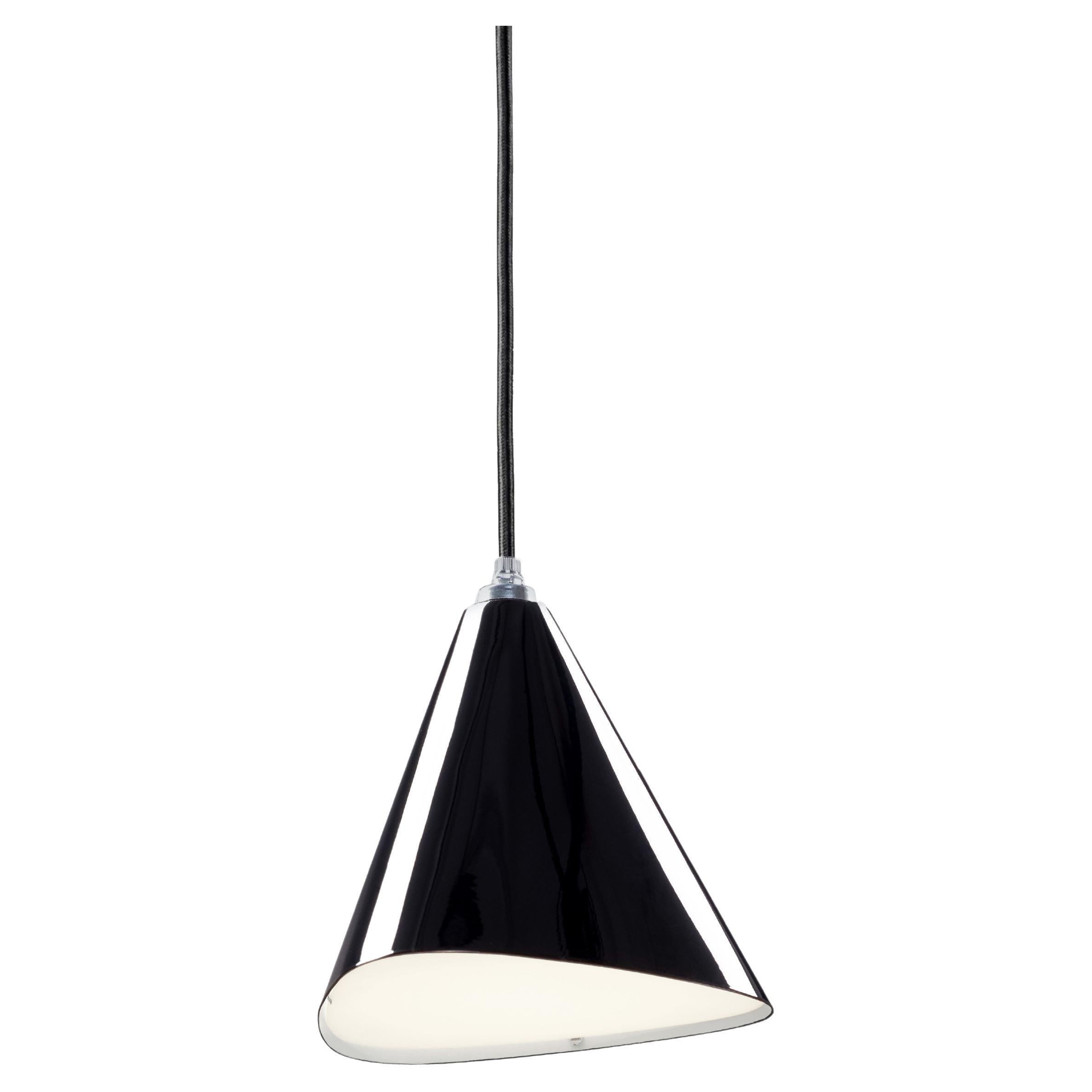 Daniel Becker 'Emily III' Pendant Lamp in Gloss Black for Moss Objects